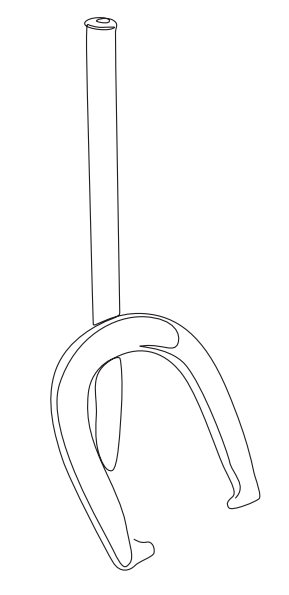 A drawing of a 'leaner' in the game horseshoes.
